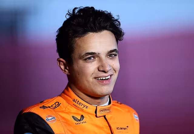 A headshot of Lando Norris