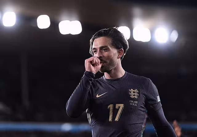 England forward Jack Grealish sucks his thumb