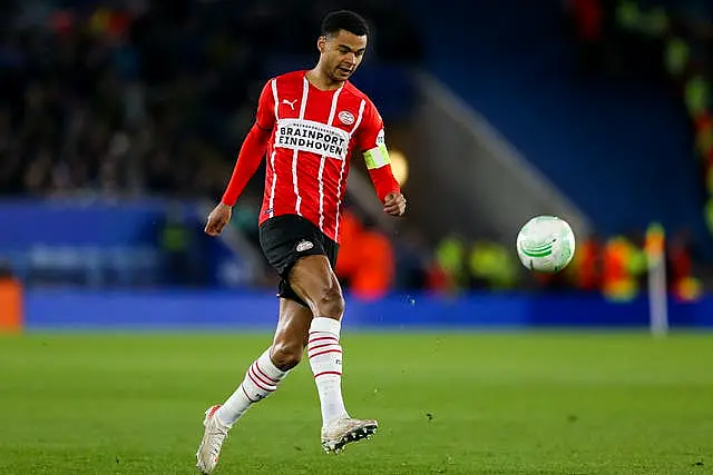 Cody Gakpo in action for PSV Eindhoven