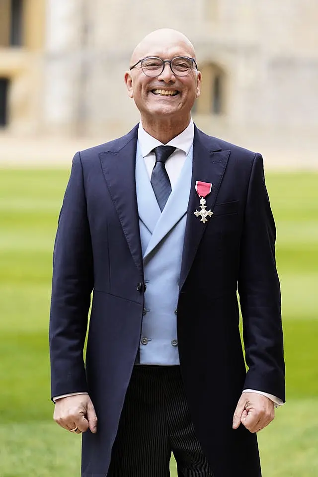 Gregg Wallace was made an MBE