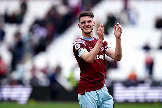 West Ham captain Declan Rice is expected to be the next name to join Arsenal