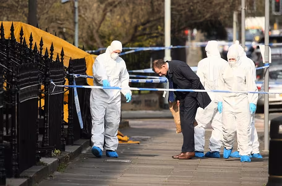 Bradley Welsh shooting scene
