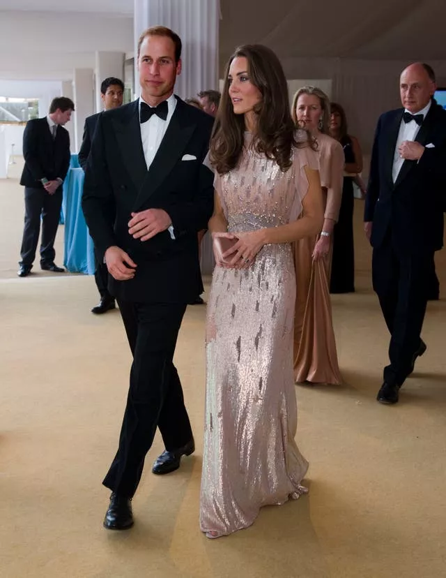 The Duke and the Duchess of Cambridge attend the 10th annual ARK (Absolute Return for Kids) gala ginner on behalf of The Foundation of Prince William and Prince Harry at Kensington Palace 