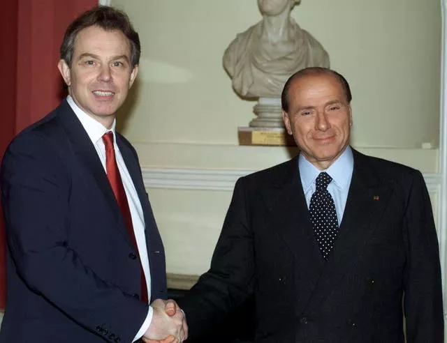 Blair and Berlusconi