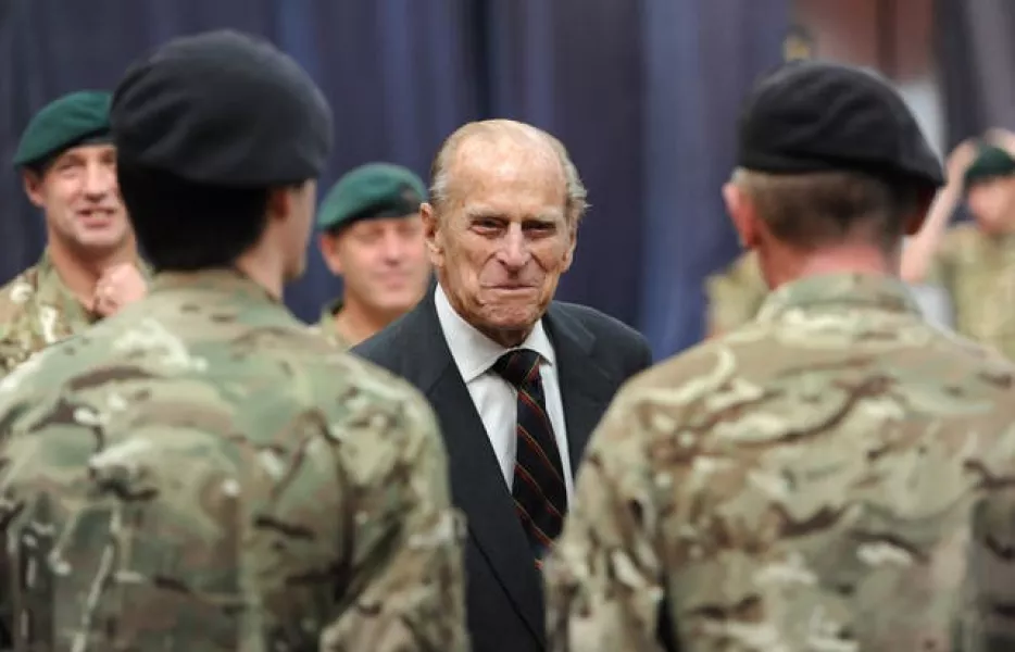 Duke of Edinburgh visit to 1 Assault Group Royal Marines