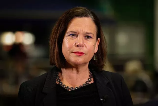 Sinn Fein leader Mary Lou McDonald