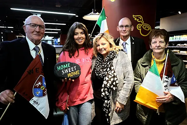 Irish Defence Forces homecoming at Dublin Airport