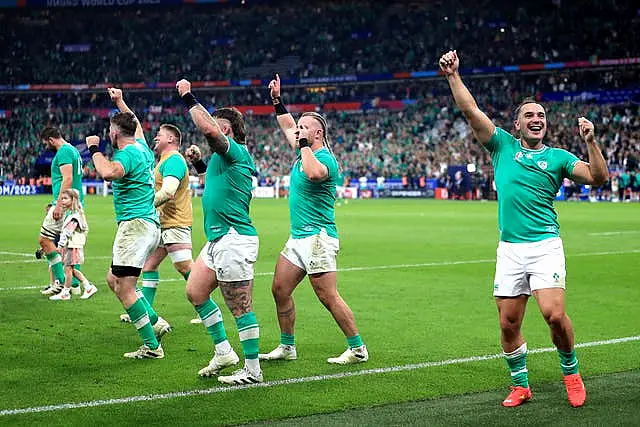 Ireland celebrated a thrilling win over reigning world champions South Africa last time out