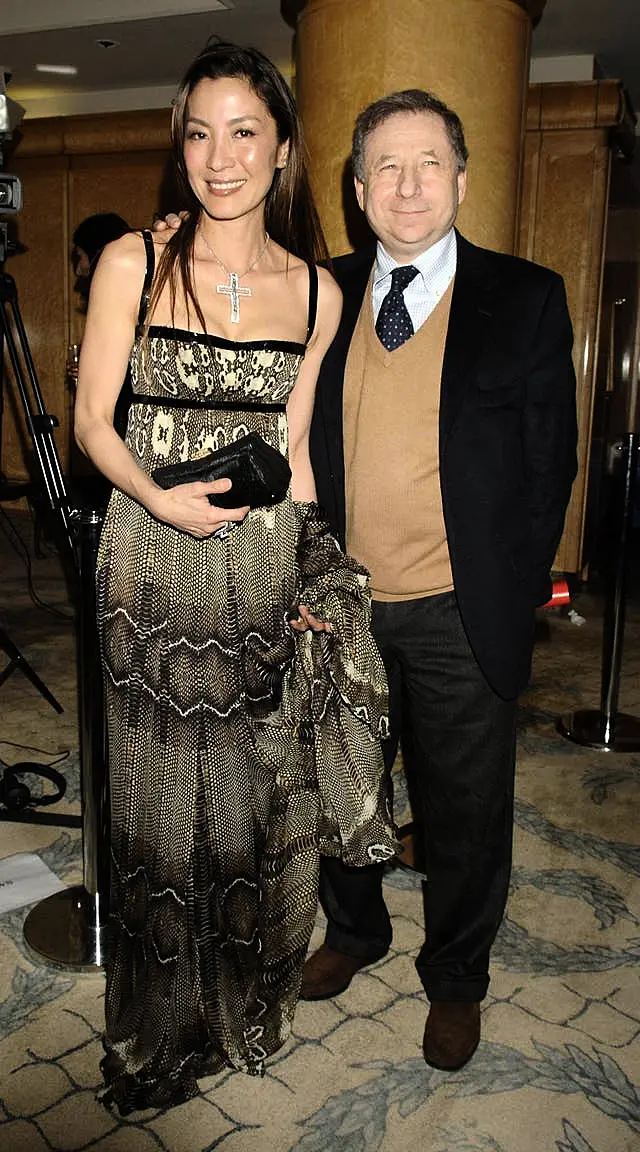 Michelle Yeoh and Jean Todt in 2006 