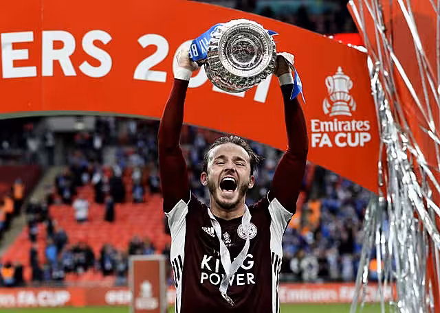 James Maddison helped Leicester lift the FA Cup