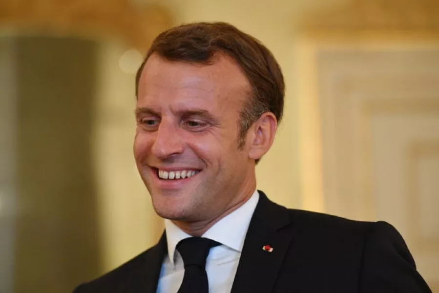 French president Emmanuel Macron 