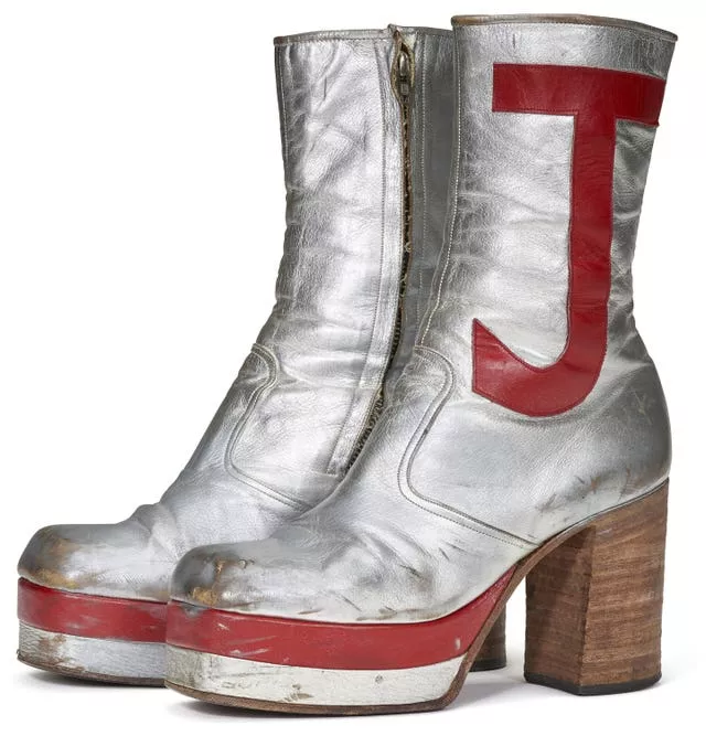Sir Elton John's platform boots