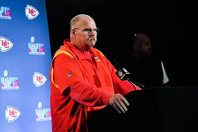 Kansas City Chiefs head coach Andy Reid