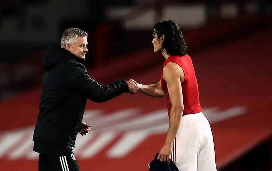 Ole Gunnar Solskjaer is a long-term admirer of Edinson Cavani