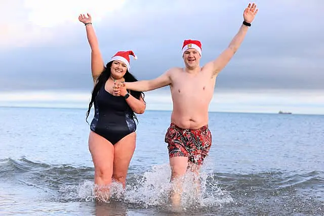 Christmas Eve swim – Helen’s Bay