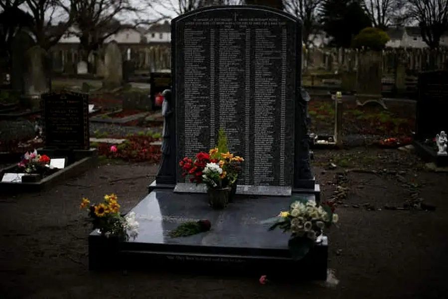 Memorial to 222 children from the Bethany Mother and Child Home