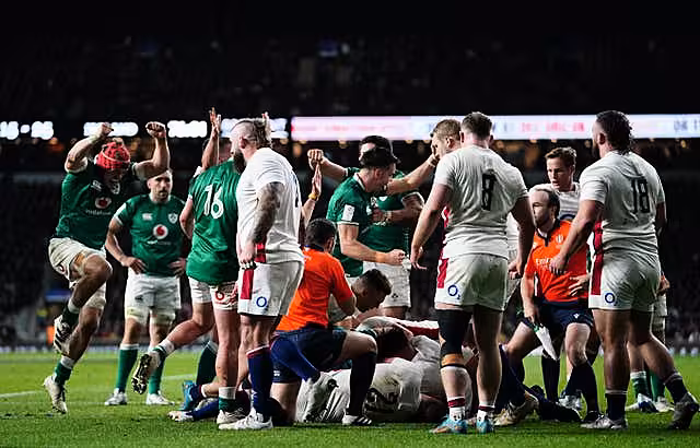 Ireland won at Twickenham on Saturday