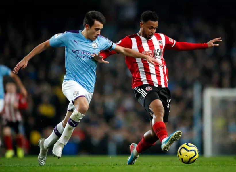 Eric Garcia (left) is heading back to Barcelona 