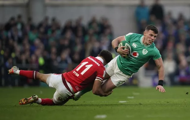 Calvin Nash, right, has been selected to start each of Ireland's five Guinness Six Nations matches