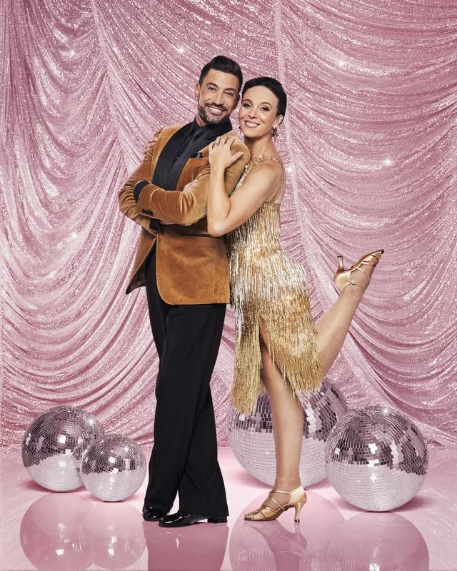 Giovanni Pernice and Amanda Abbington on Strictly