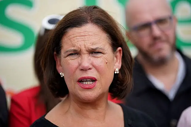 Sinn Fein Leader Mary Lou McDonald 