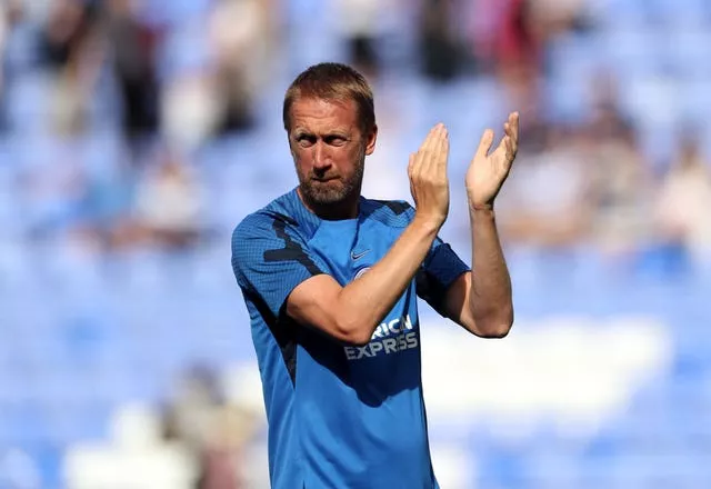 Graham Potter applauds