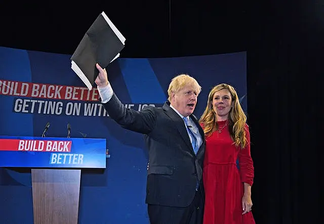 Boris Johnson and his wife Carrie were both fined for attending a birthday celebration for the PM during the 2020 coronavirus lockdown