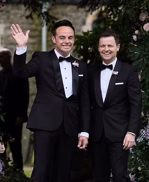 Anthony McPartlin, with Declan Donnelly