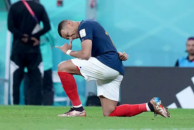 Kylian Mbappe scored twice in France's 3-1 victory over Poland