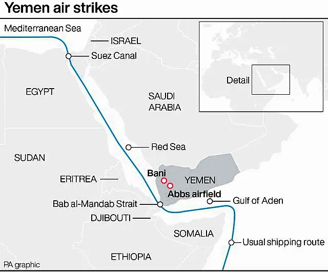 Yemen air strikes