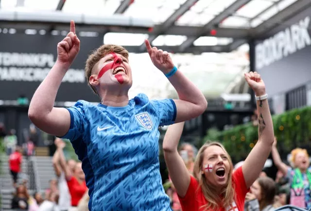 Fans watch England v Haiti – FIFA Women’s World Cup 2023
