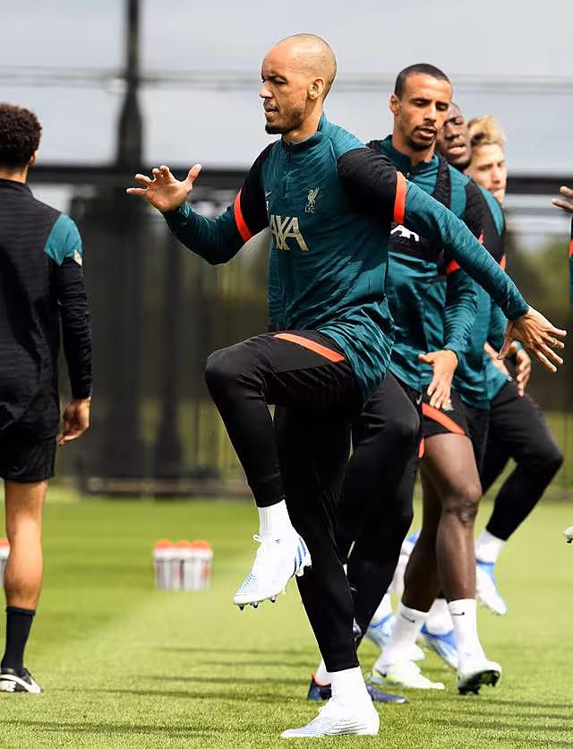 Fabinho could also be back in the reckoning for the clash in Paris