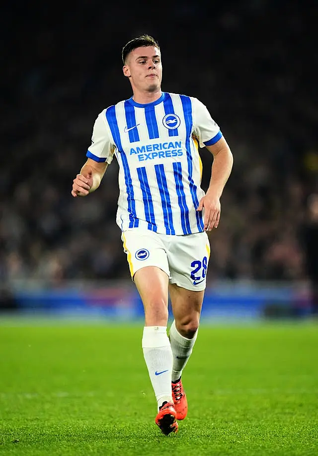 Evan Ferguson in action for Brighton