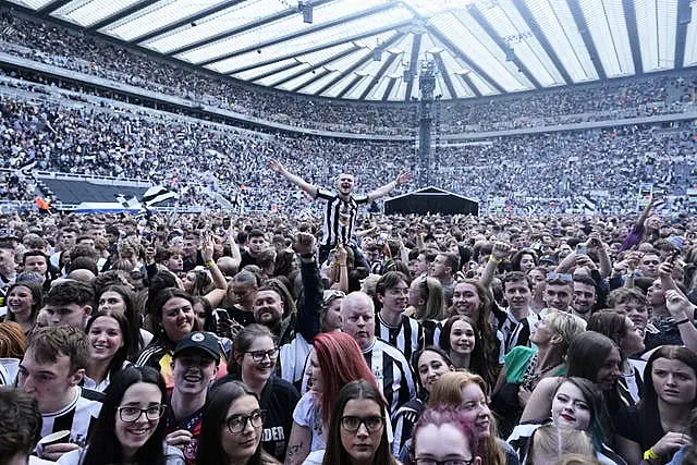 Sam Fender plays St James’ Park