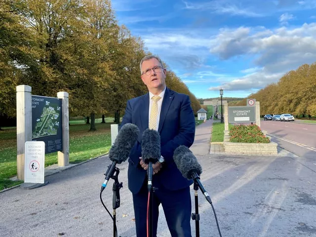 Sir Jeffrey Donaldson MP at Stormont