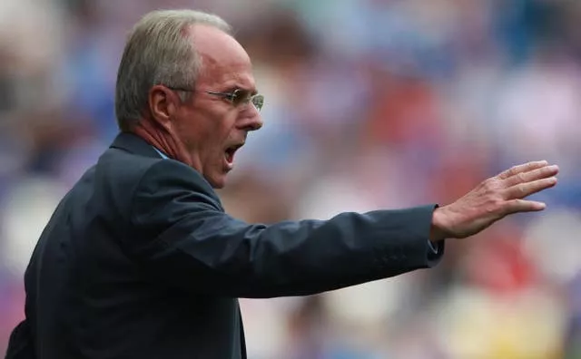 Sven-Goran Eriksson managed Leicester and Manchester City after leaving the England job (Nick Potts/PA)