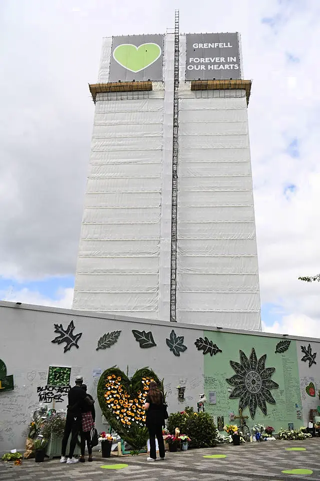 Tower block fire in London