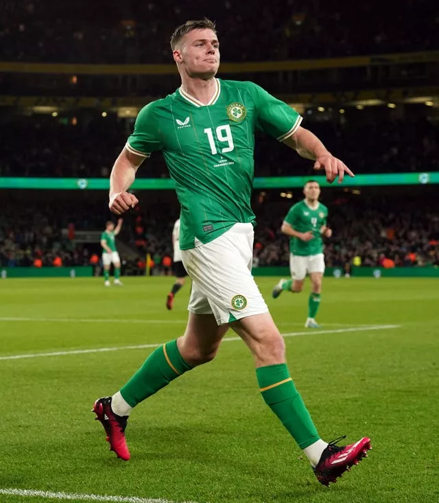 Evan Ferguson will miss the Republic of Ireland’s Euro 2024 qualifier in France with a knee injury