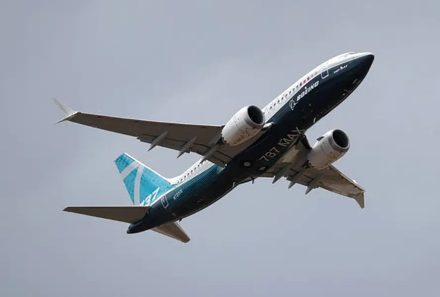 A Boeing 737 Max (Andrew Matthews/PA)