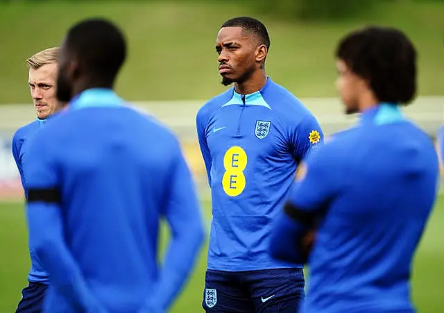 Ivan Toney in England training