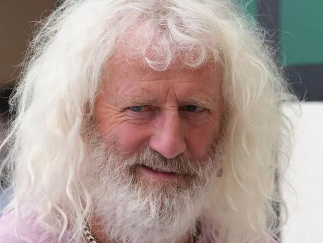 A close-up of Mick Wallace