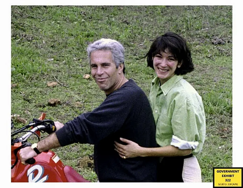 Ghislaine Maxwell with Jeffrey Epstein