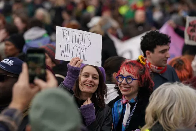 Anti-racism rally-Dublin