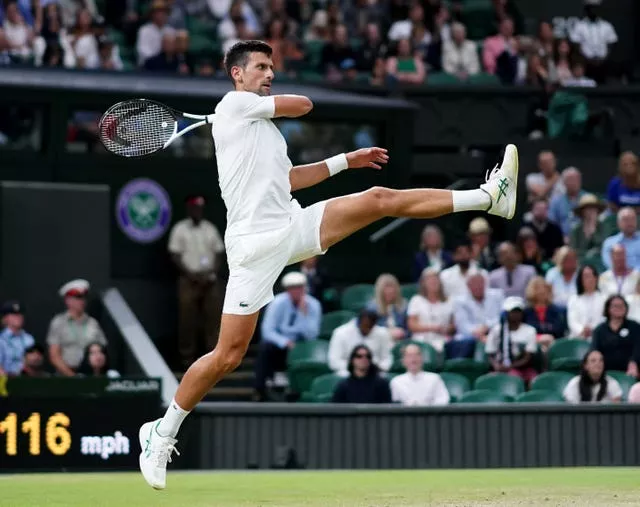 Novak Djokovic was unhappy about his late-night finish 