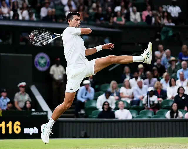 Novak Djokovic was unhappy about his late-night finish