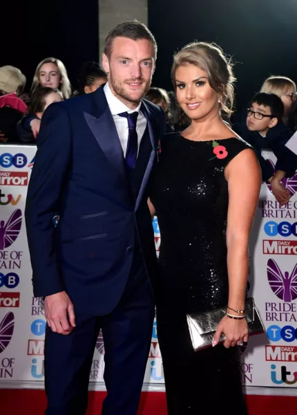 Jamie and Rebekah Vardy