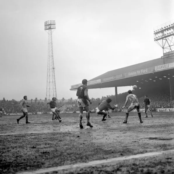 Jimmy Greaves scores his second goal during an impressive debut for West Ham in 1970