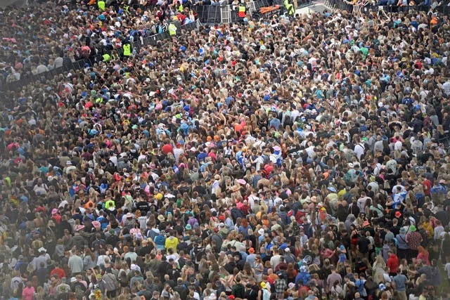 Crowds at the Trnsmt festival