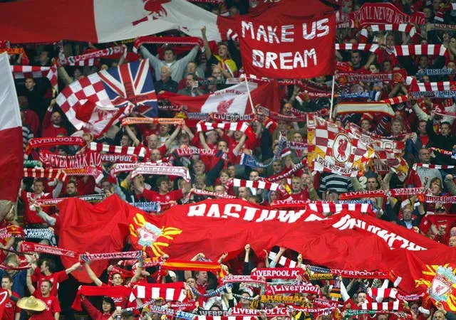 Flags on the Kop