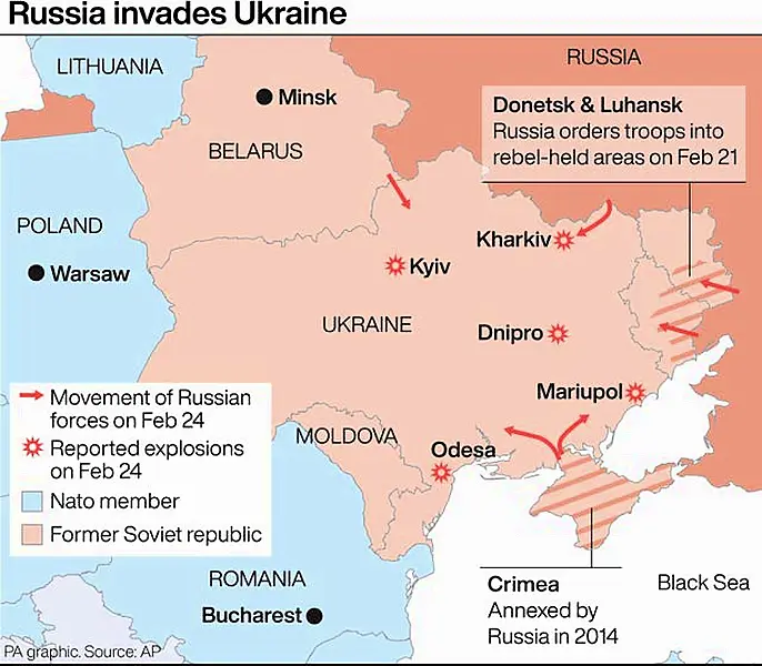 Russia invades Ukraine